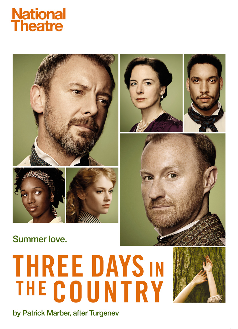 Three Days in the Country / National Theatre Key Art