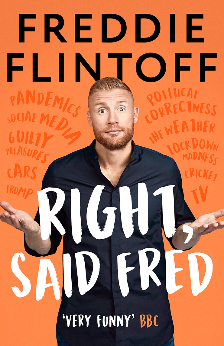 Freddie Flintoff book cover Blink Publishing 2020
