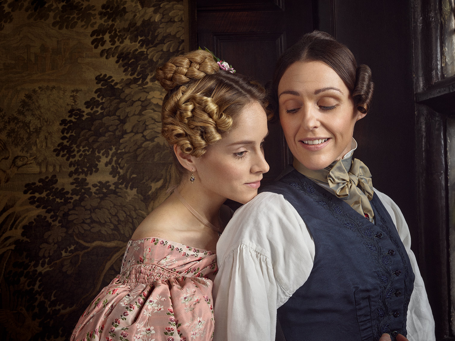 Suranne Jones and Sophie Rundle in  Gentleman Jack photographed for BBC