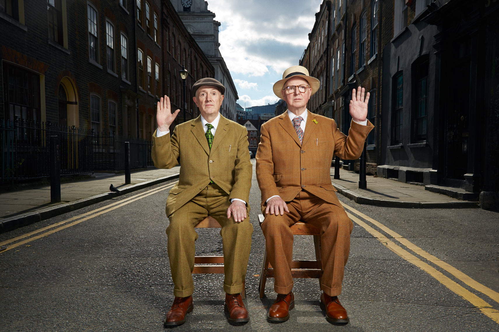 Gilbert & George Portrait Music Advertising