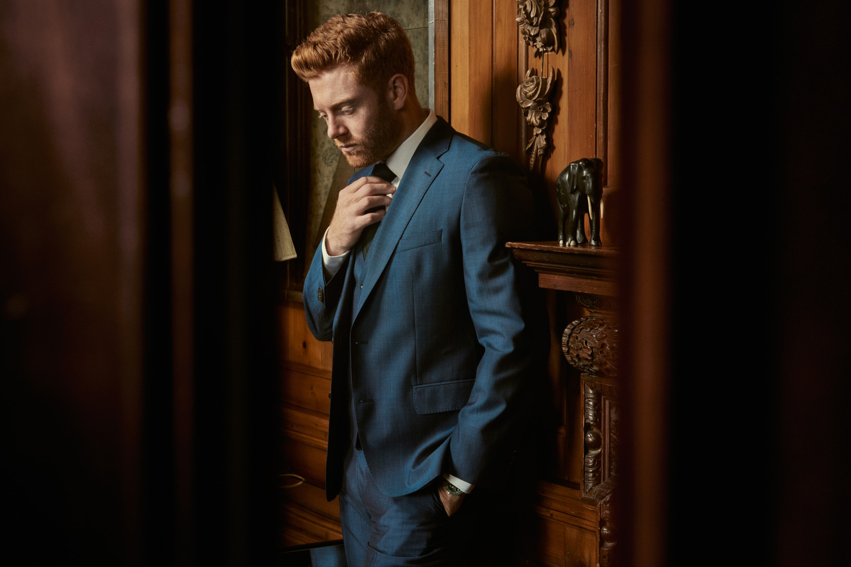 Cricketer Jonny Bairstow photographed for Times Magazine