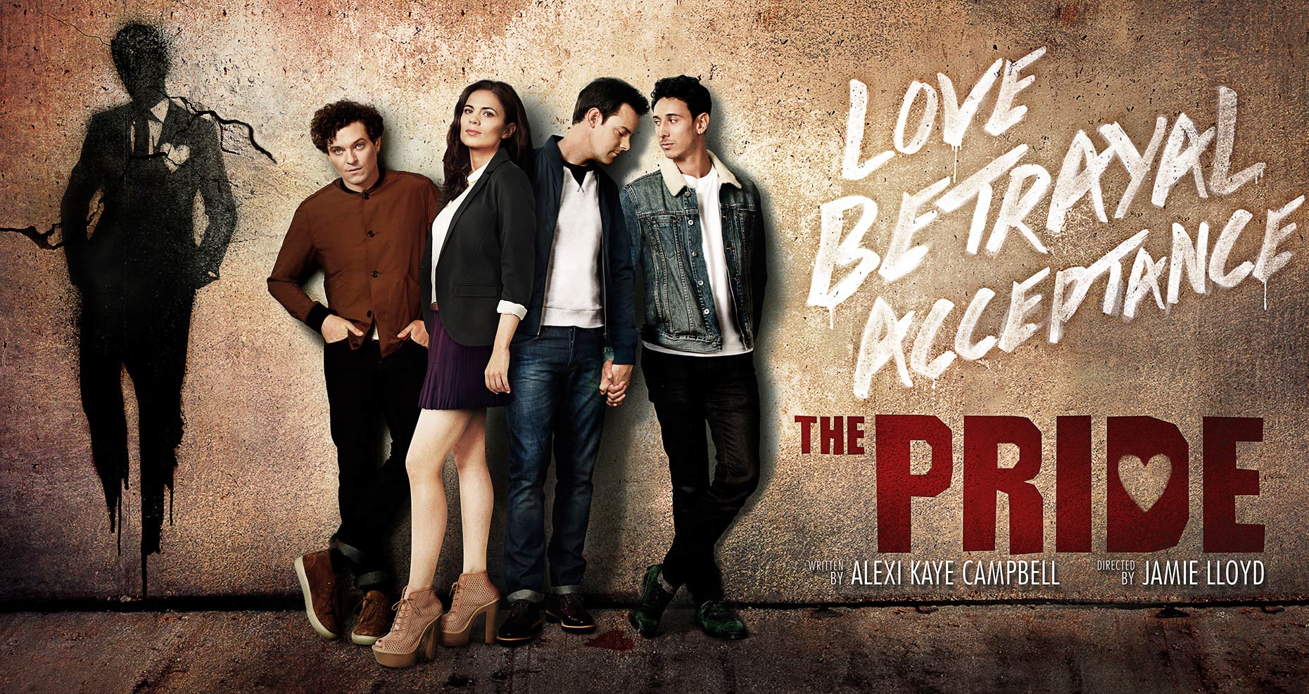 The Pride at the Trafalgar Theatre poster key art