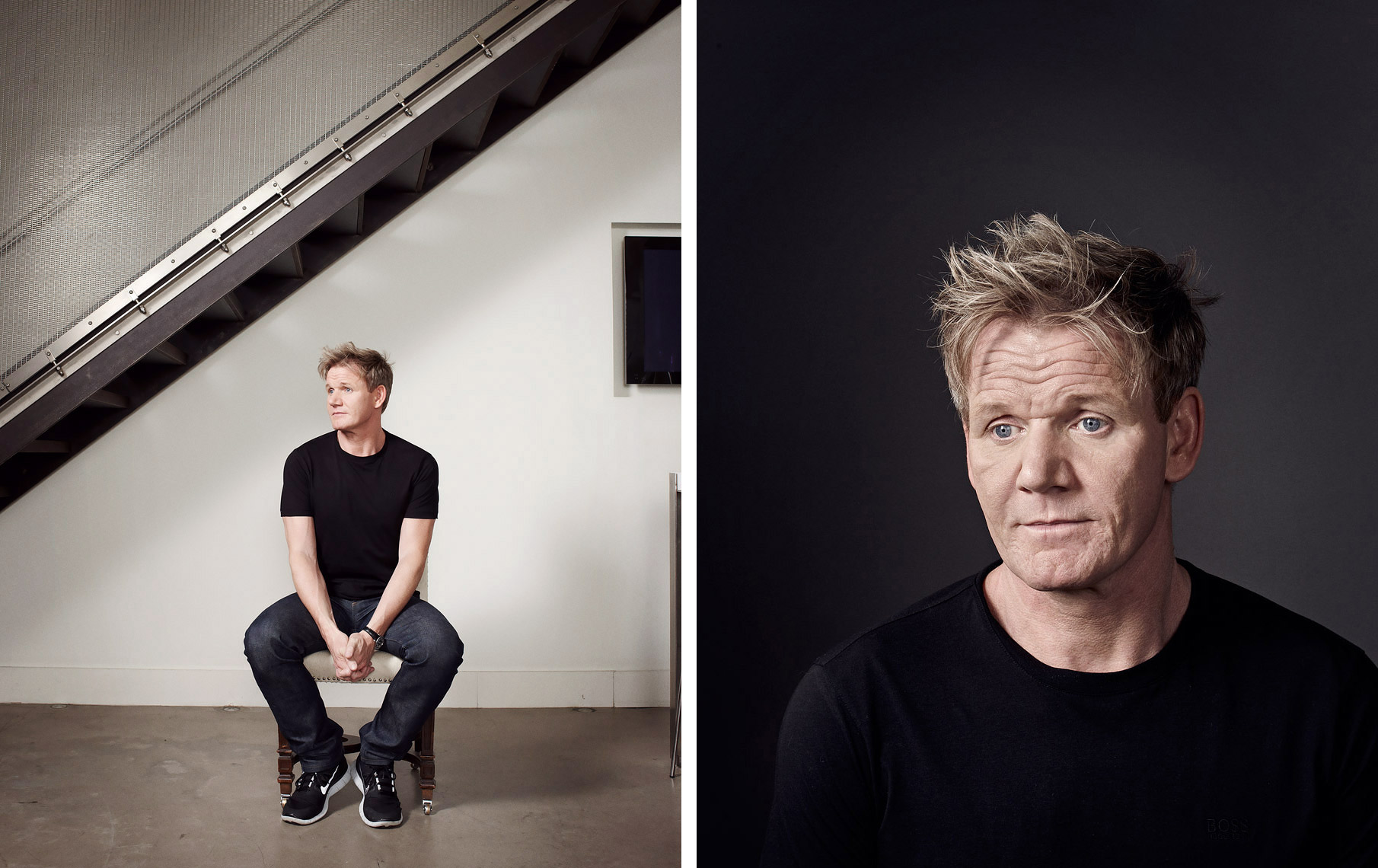 Gordon Ramsey Celebrity  Portrait Music Advertising Theatre Poster Old Vic BAFTA Trafalgar Photographer