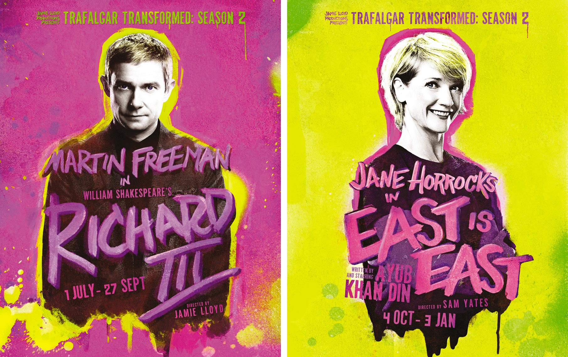 Trafalgar Transformed Jane Horrocks Martin Freeman  Portrait Music Advertising Theatre Old Vic BAFTA Trafalgar Photographer